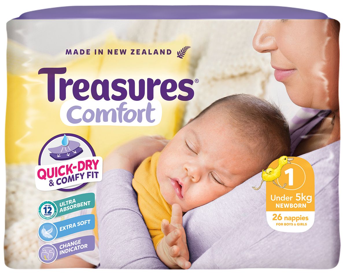 Treasures sales newborn nappies