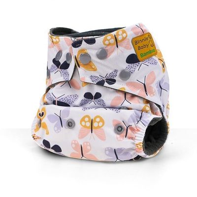 Binnie Baby Bamboo Charcoal Nappy - Butterfly