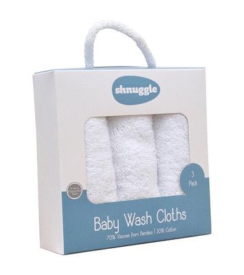 Shnuggle Bamboo Washcloths 3 PK
