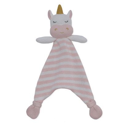 Living Textiles Kenzie The Unicorn Knitted Security Blanket