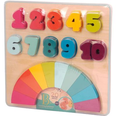 Battat Counting Rainbows Wooden Puzzle