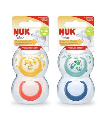 Nuk Star Soothers Silicone
