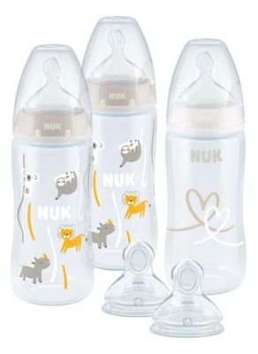NUK Bottle Set First Choice Plus 3 plus 2 Set with Temperature Control