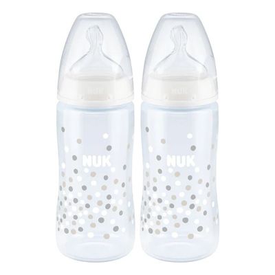 NUK First Choice Plus Twin Set with Temp Control 0-6 months
