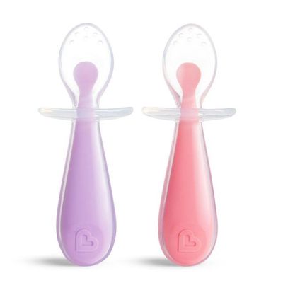 Munchkin Gentle Scoop&trade; Silicone Training Spoons 2pk