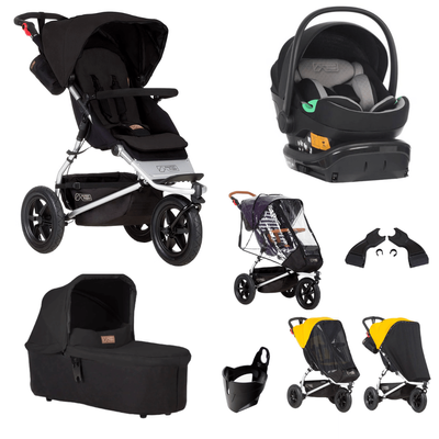 Mountain Buggy Urban Jungle Everything Buggy Bundle ( Black stock will ship end August )