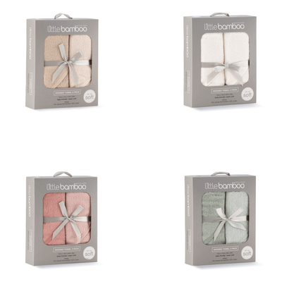 Little Bamboo Hooded Towel 2pk