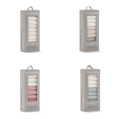 Little Bamboo Towelling Washer 10pk