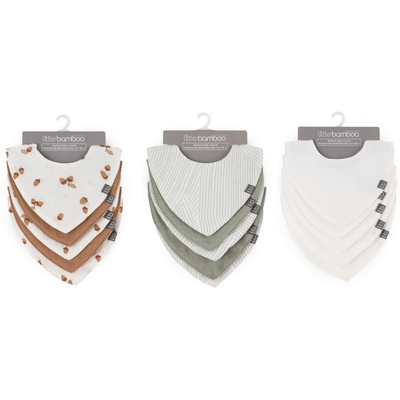 Little Bamboo Muslin Bib 5PK