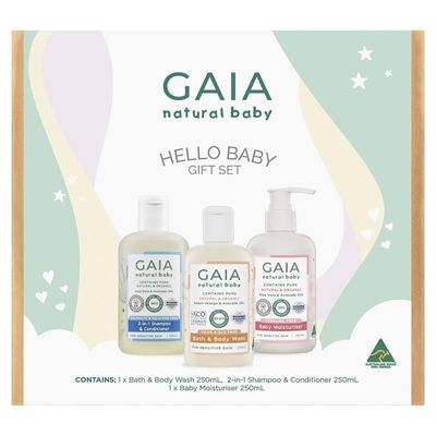 Gaia Natural Baby Hello Baby Gift Set