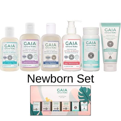 Gaia Skin Natural Baby Newborn Baby Gift Set