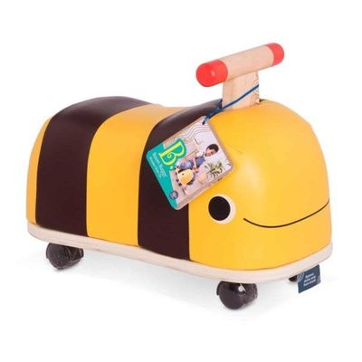 B.Toys Wooden Bee Ride-On Boom Buggy