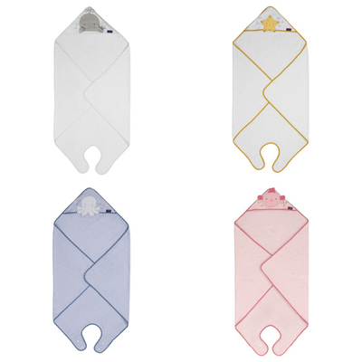 Clevamama Bamboo Extra Large Apron Baby Bath Towel