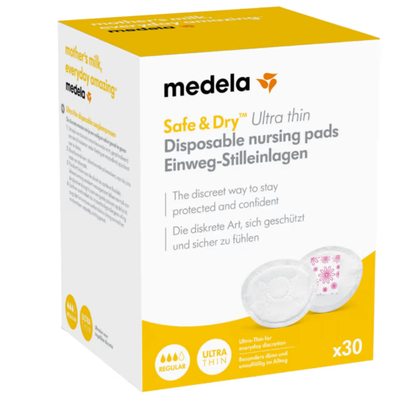 Medela Safe &amp; Dry Disposable Nursing Pad Ultra Thin 30pk