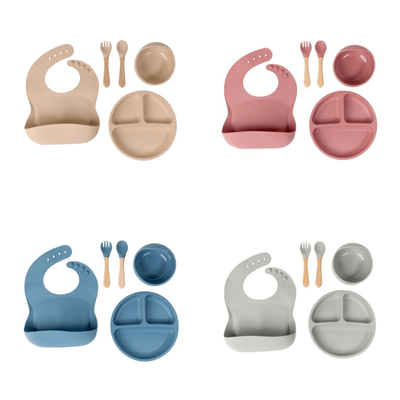Baby First Silicone Feeding Set