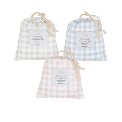 All4Ella Fitted Waterproof Fitted Cot Sheet