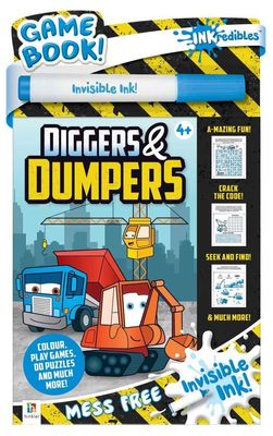 Inkredibles Invisible Ink: Diggers and Dumpers