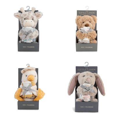 Little Linen Plush Toy And Washers