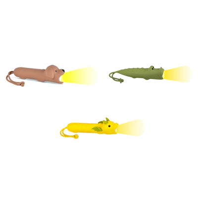 Rabbit And Friends Silicone Flashlight Buddy Assorted Designs
