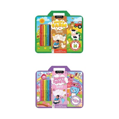 Kaleidoscope Lap Desk Colouring Set Assorted Designs
