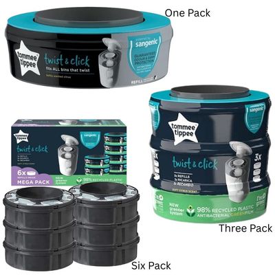 Tommee Tippee Twist  And Click Nappy Bin Refills