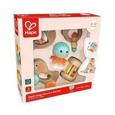 Hape Multi Stage Sensory Gift Set 5 peice