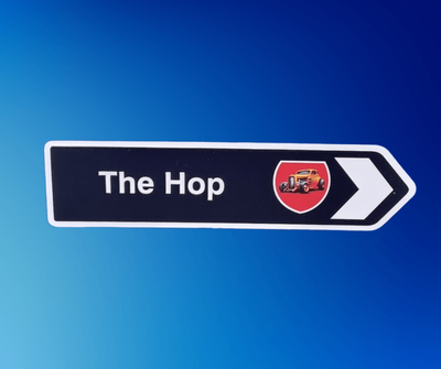 Road Sign Magnet - The Hop
