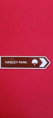 Road Sign Magnet - Hagley Park