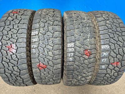 225 70 R17 Secondhand Falken Wildpeak Set Tyres