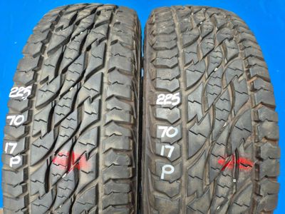 225 70 R17 Bridgestone Dueler AT 697 Matching Pair Tyres