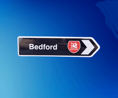 Road Sign Magnet - Bedford
