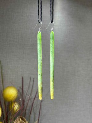 New Zealand Pounamu (Jade) Drop Earrings​