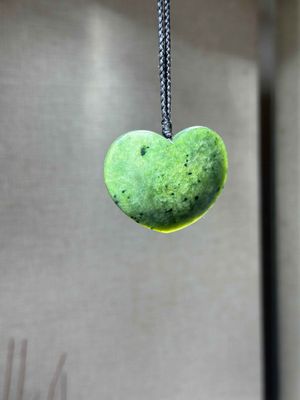 New Zealand Pounamu (Jade) Heart/Manawa