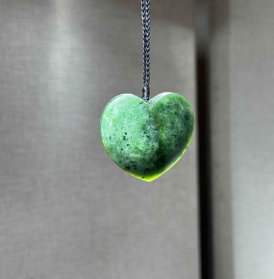 New Zealand Pounamu (Jade) Heart/Manawa