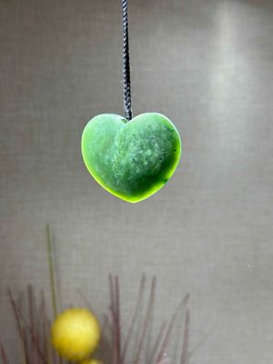 New Zealand Pounamu (Jade) Heart/Manawa