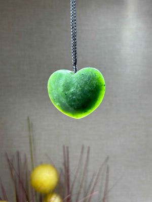 New Zealand Pounamu (Jade) Heart/Manawa