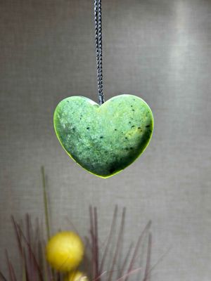 New Zealand Pounamu (Jade) Heart/Manawa