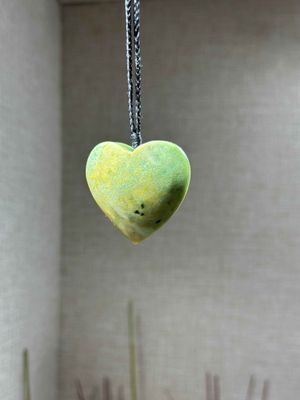 New Zealand Pounamu (Jade) Heart/Manawa