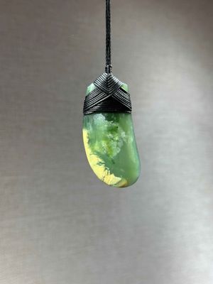 New Zealand Pounamu (Jade) Free Form Pendant