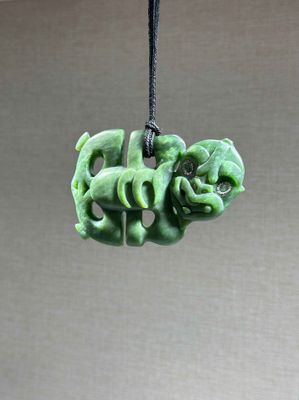 New Zealand Pounamu (Jade) Hei Tiki