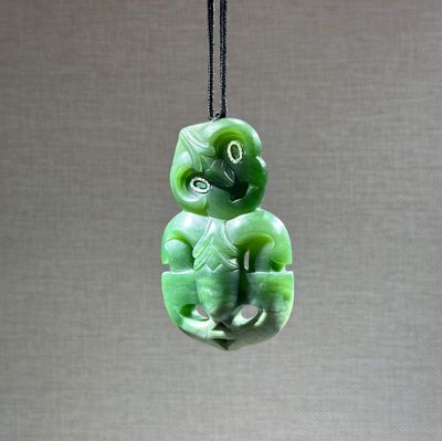 New Zealand Pounamu (Jade) Hei Tiki