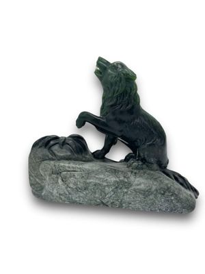 Nephrite Jade Wolf