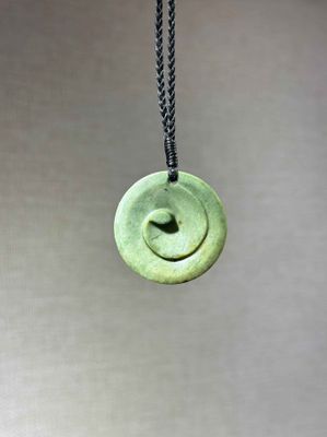 New Zealand Pounamu (Jade) Koru/Spiral