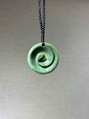 New Zealand Pounamu (Jade) Koru/Spiral