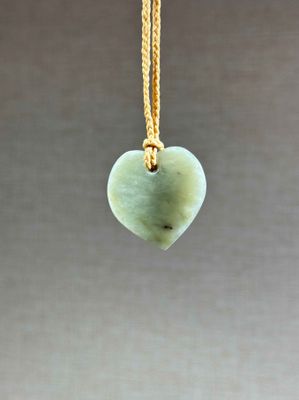 New Zealand Pounamu (Jade) Heart/ Manawa