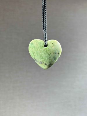 New Zealand Pounamu (Jade) Heart/Manawa