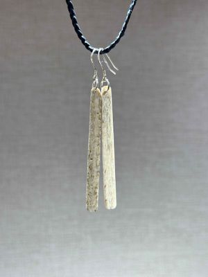 Whale Bone Drop Earrings