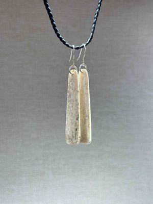 Whale Bone Drop Earrings