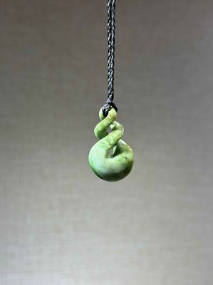 New Zealand Pounamu (Jade) Pikorua/Infinity Twist