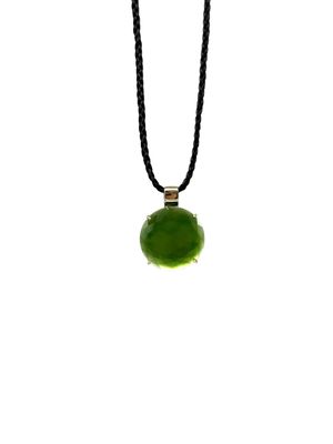New Zealand ( Jade) Pounamu White Gold Pendant